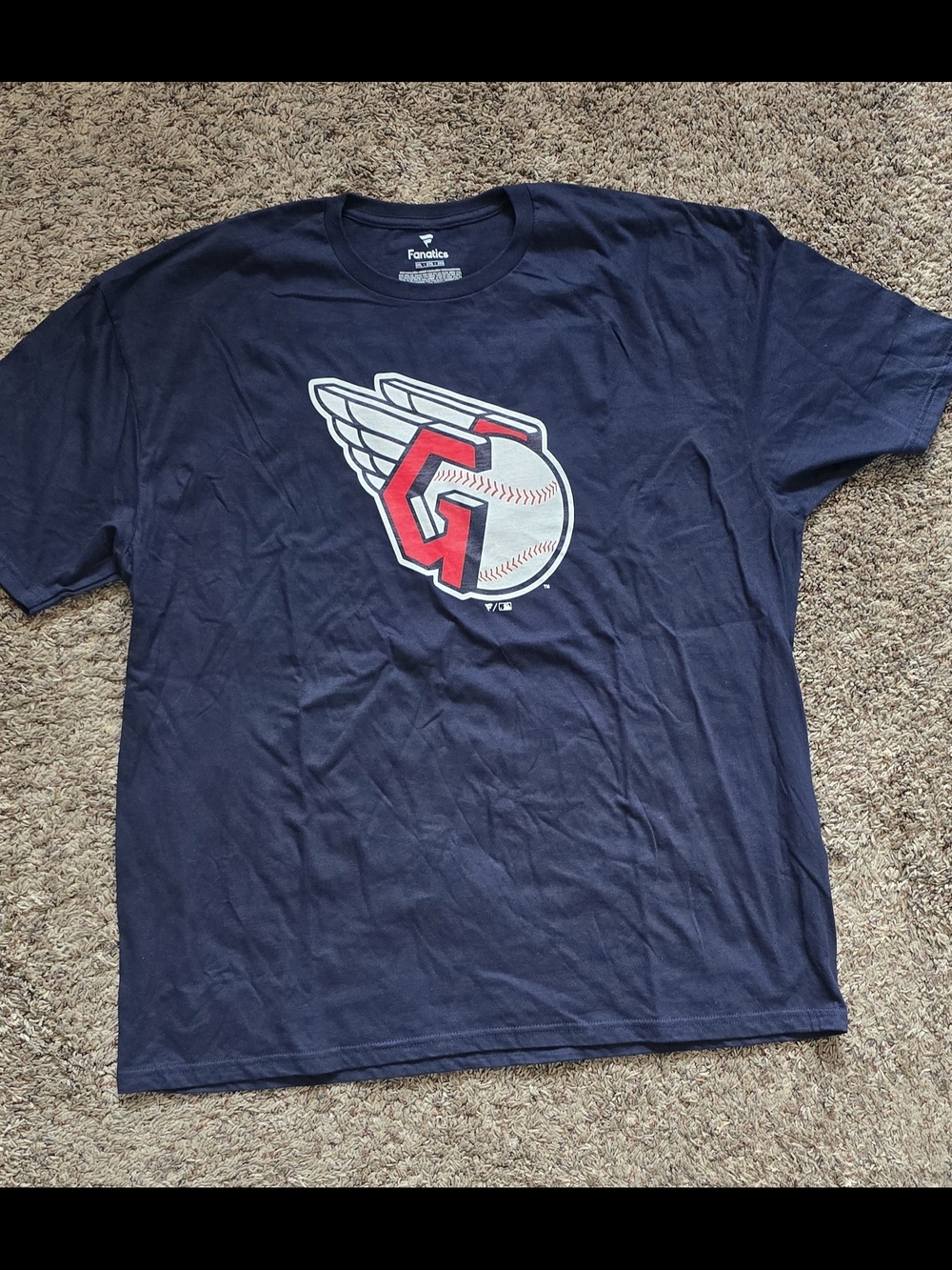 MLB Cleveland Guardians Navy Short Sleeve Tee w/#11 Ramirez On Back NWOT